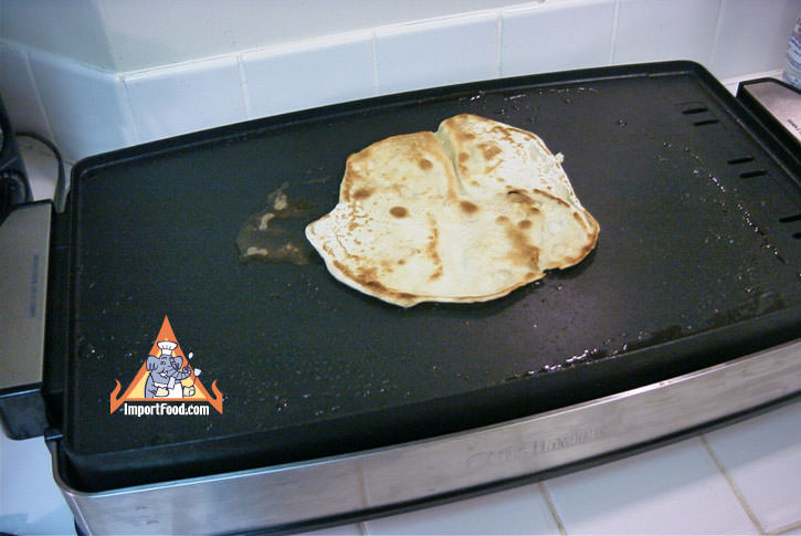 Cook on hot griddle with margarine