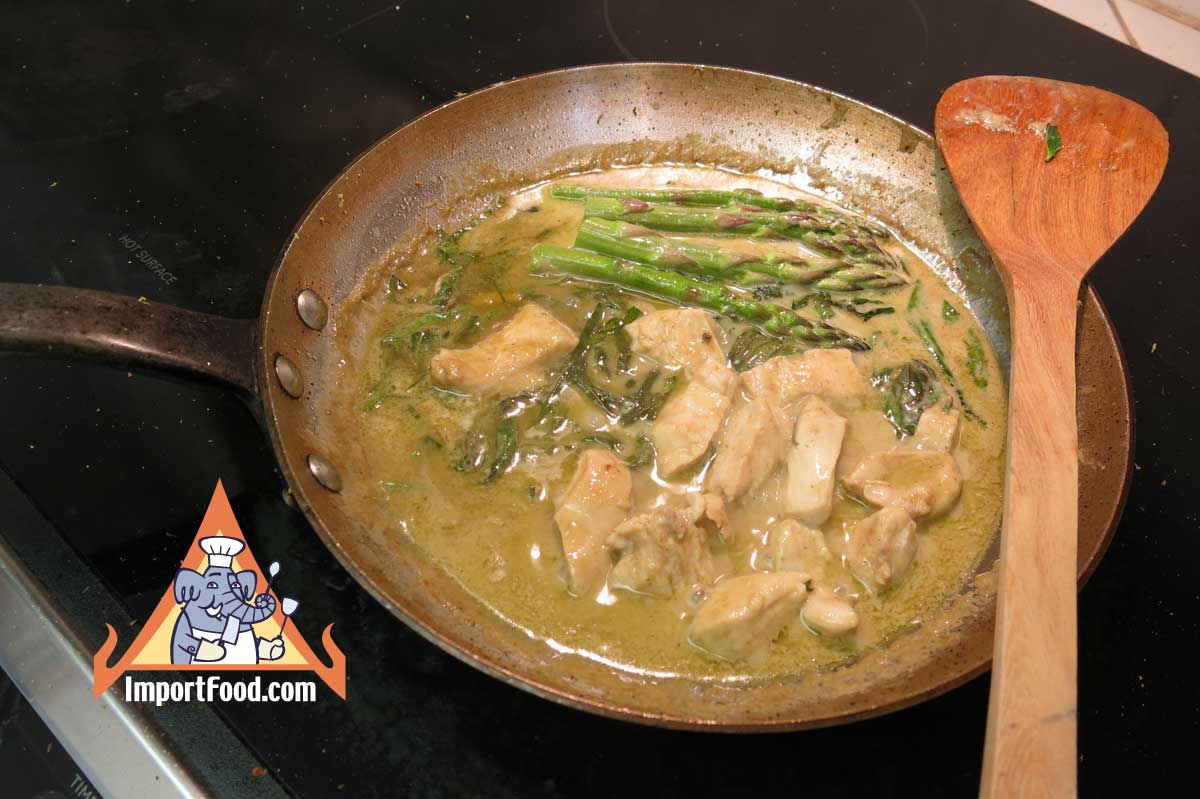 Add fresh asparagus