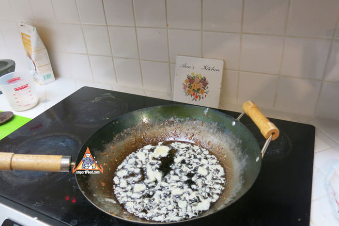 Fry Bits Of Batter