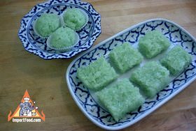 Crystal sticky rice khao neow keaw
