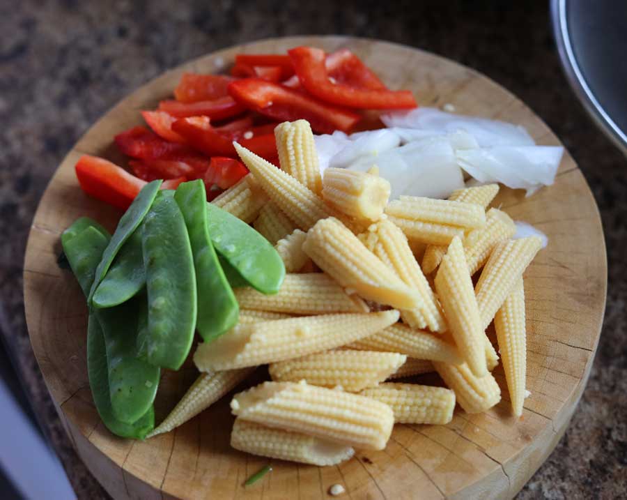 Cut Vegetables