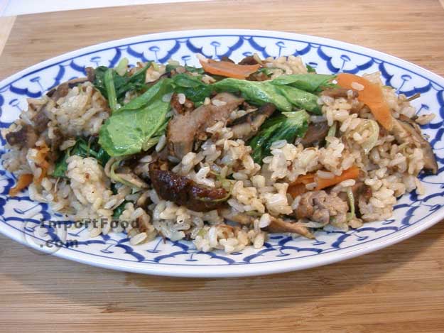 duck fried rice with tamarind sauce