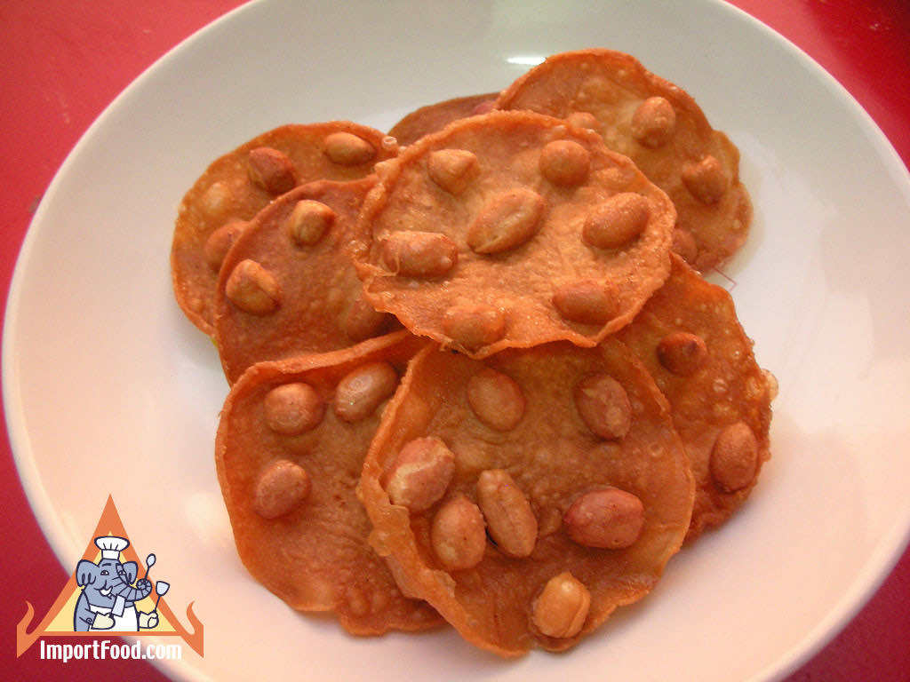 Fried thai peanut cookie tua tuad