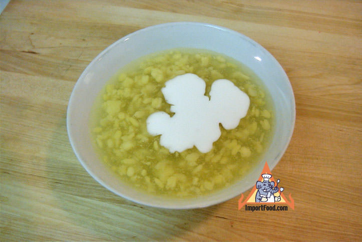 Mungbean pudding tao suan