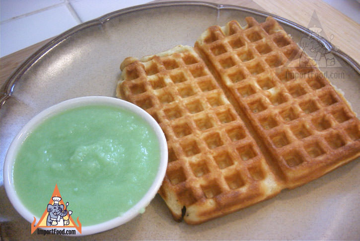pandan custard