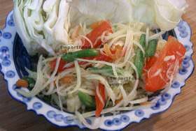Papaya salad som tum