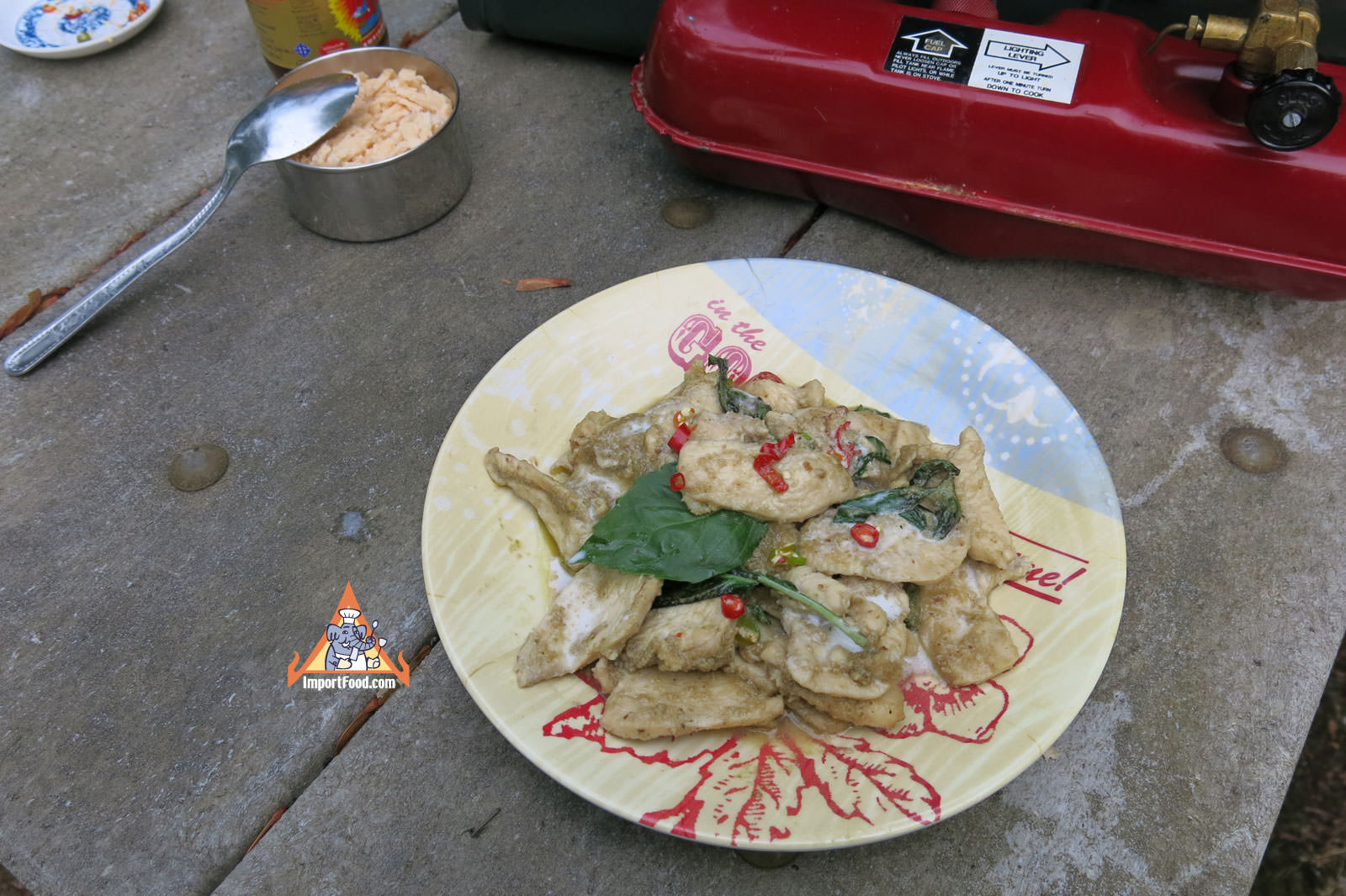 Spicy simple green curry