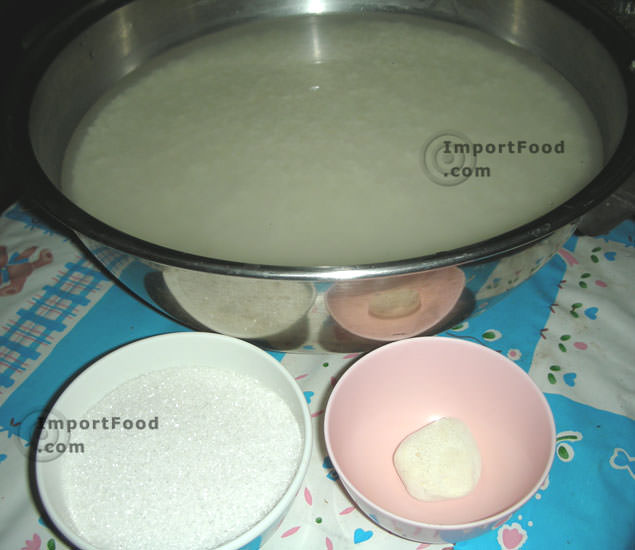 Step 1 Soak rice 30 minutes