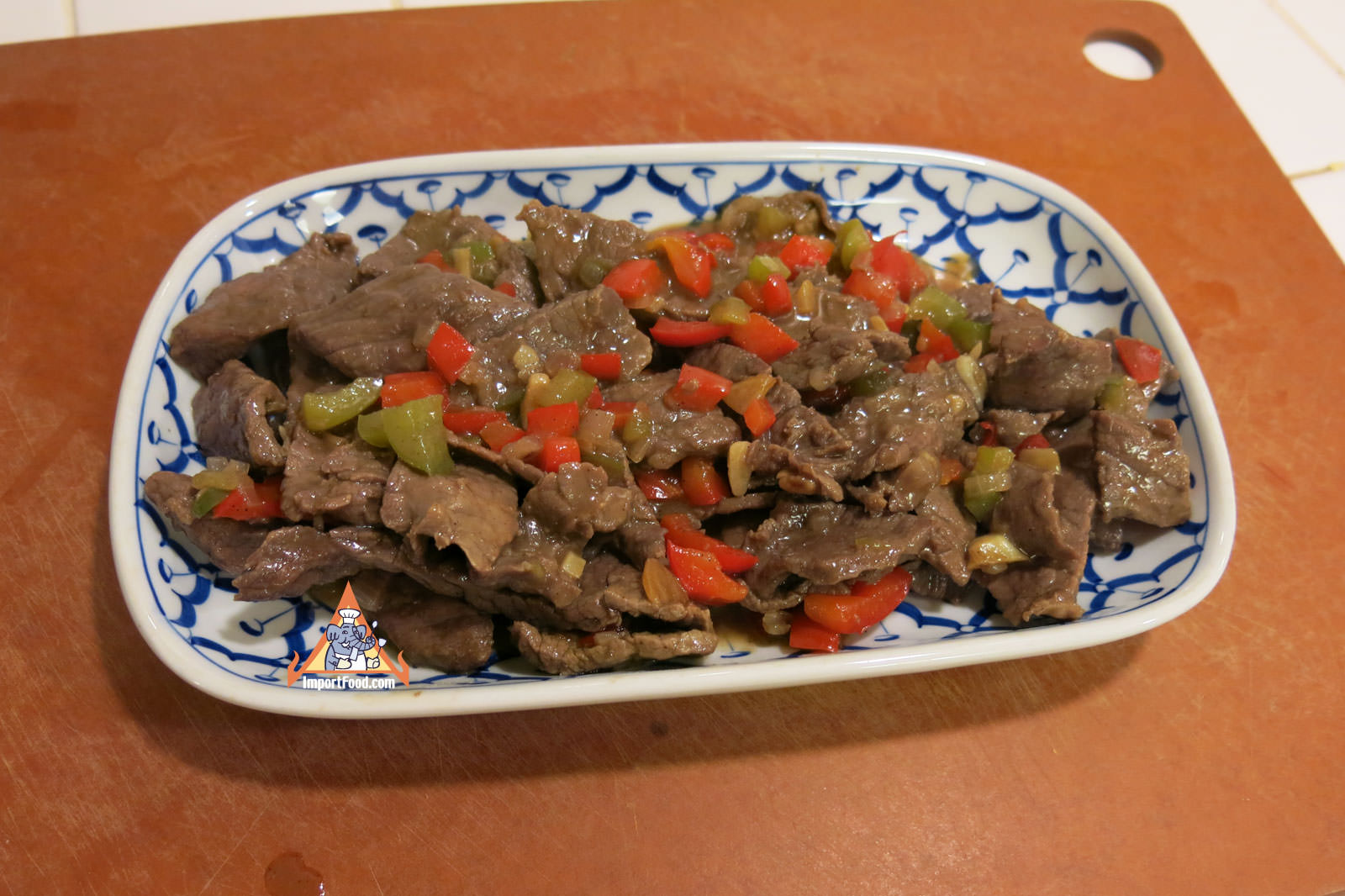 Thai pepper steak