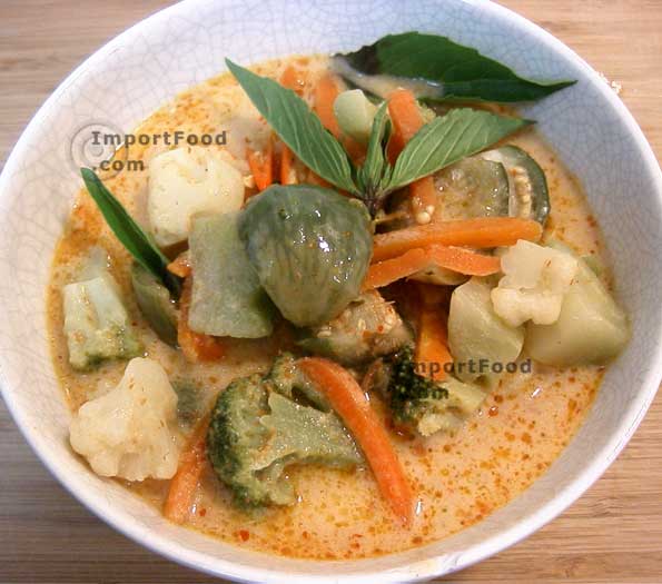 Vegetable eggplant curry