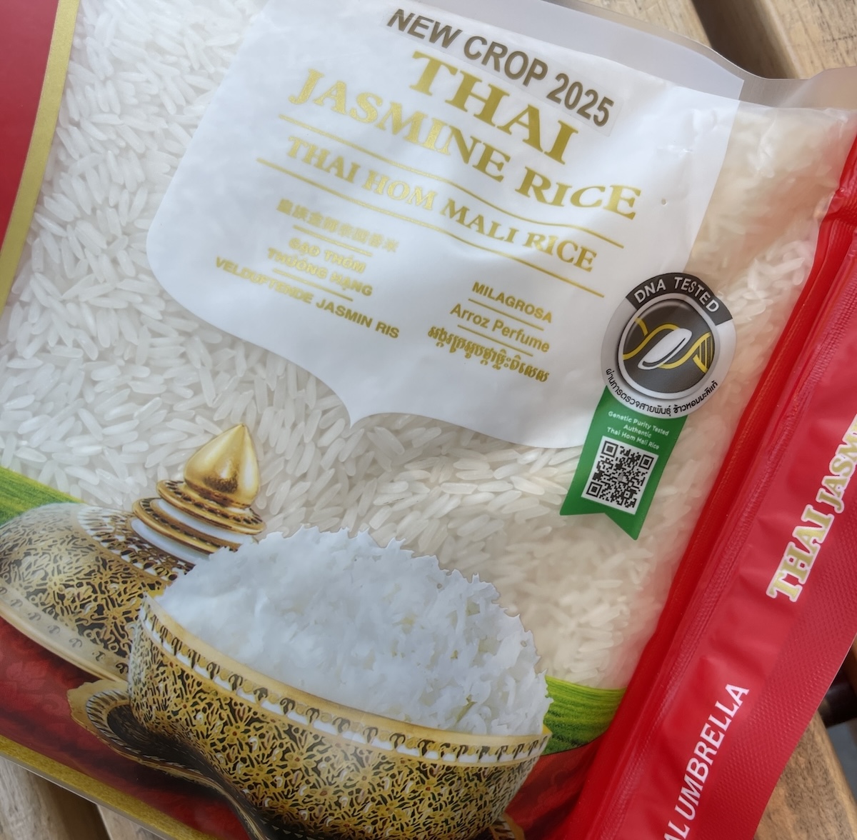 Thai jasmine rice, Royal Umbrella, 5 lbs 2025 Crop