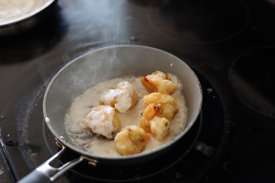Add Ccoconut Sauce