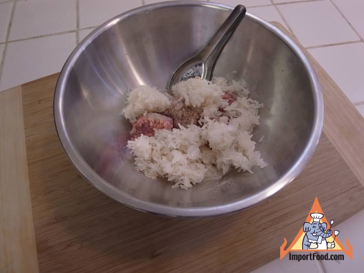 Add ingredients to mix