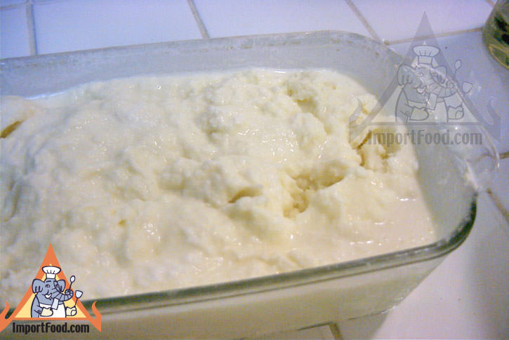 After 2 hours in freezer
