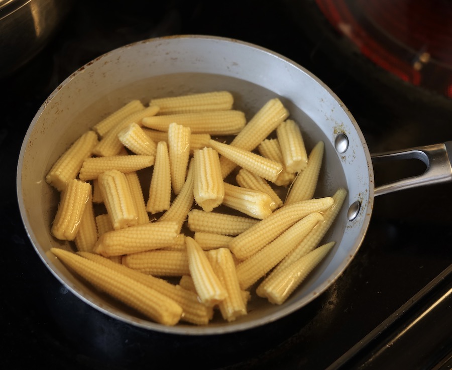 Boil Baby Corn