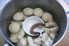 Cookies ready for smoke candle