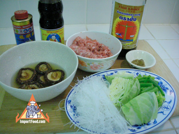 Ingredients assembled