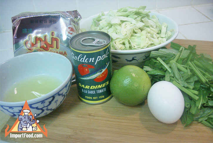 Ingredients assembled