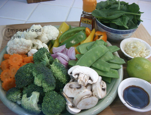 Ingredients assembled