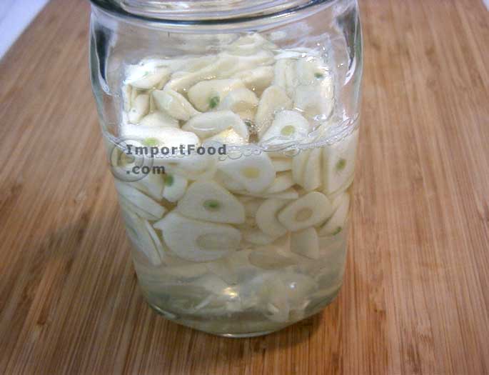 Picked garlic