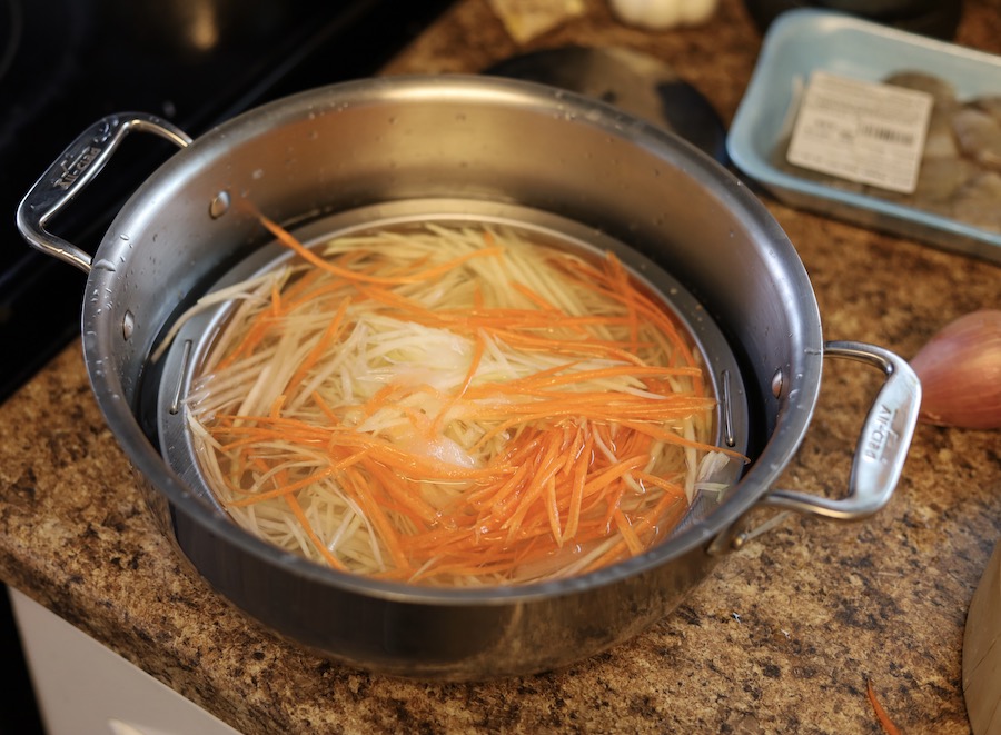 Shredded and Soaking