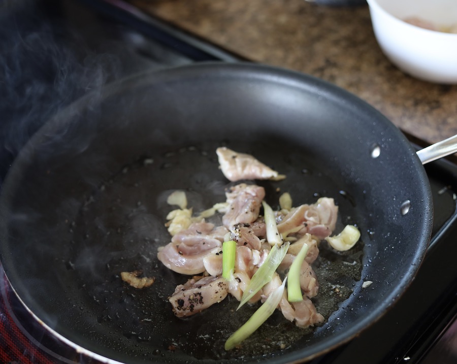 Add Pepper And Onion