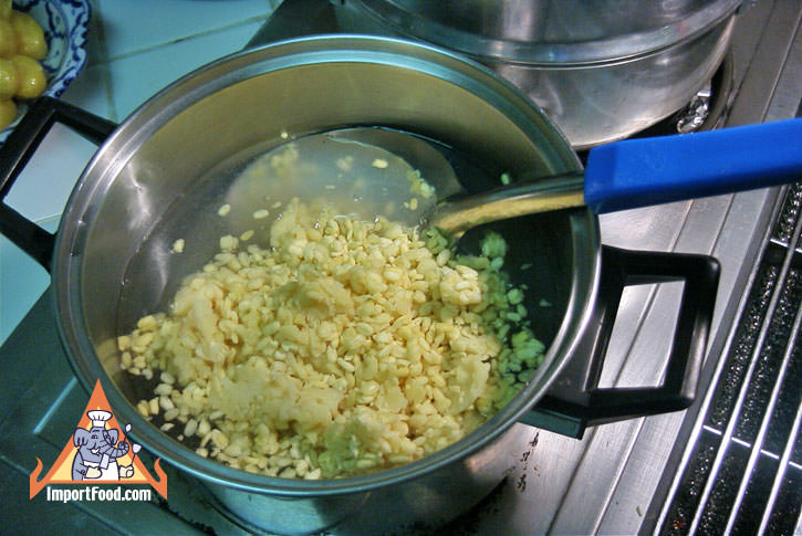 Cooking the pudding