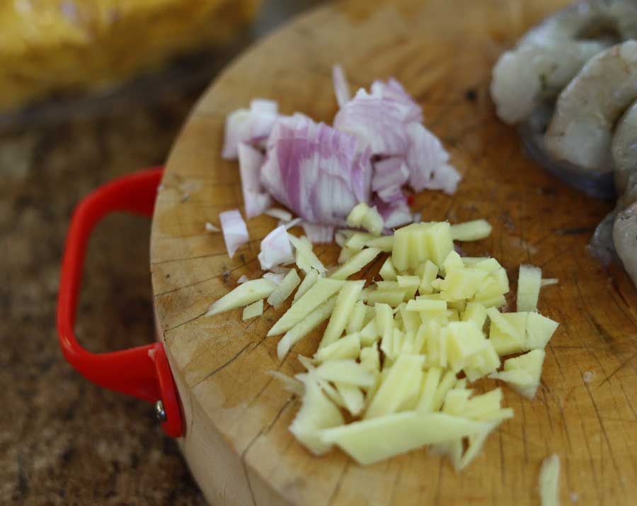 Ginger and Shallots