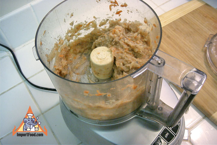 Into the food processor