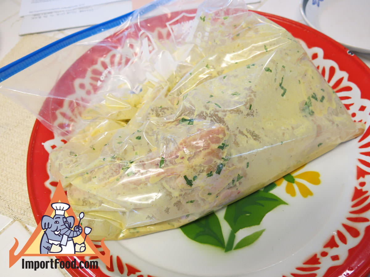 Marinate overnight