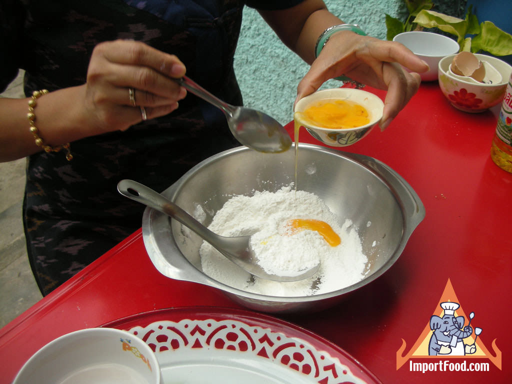 Mixing up the batter