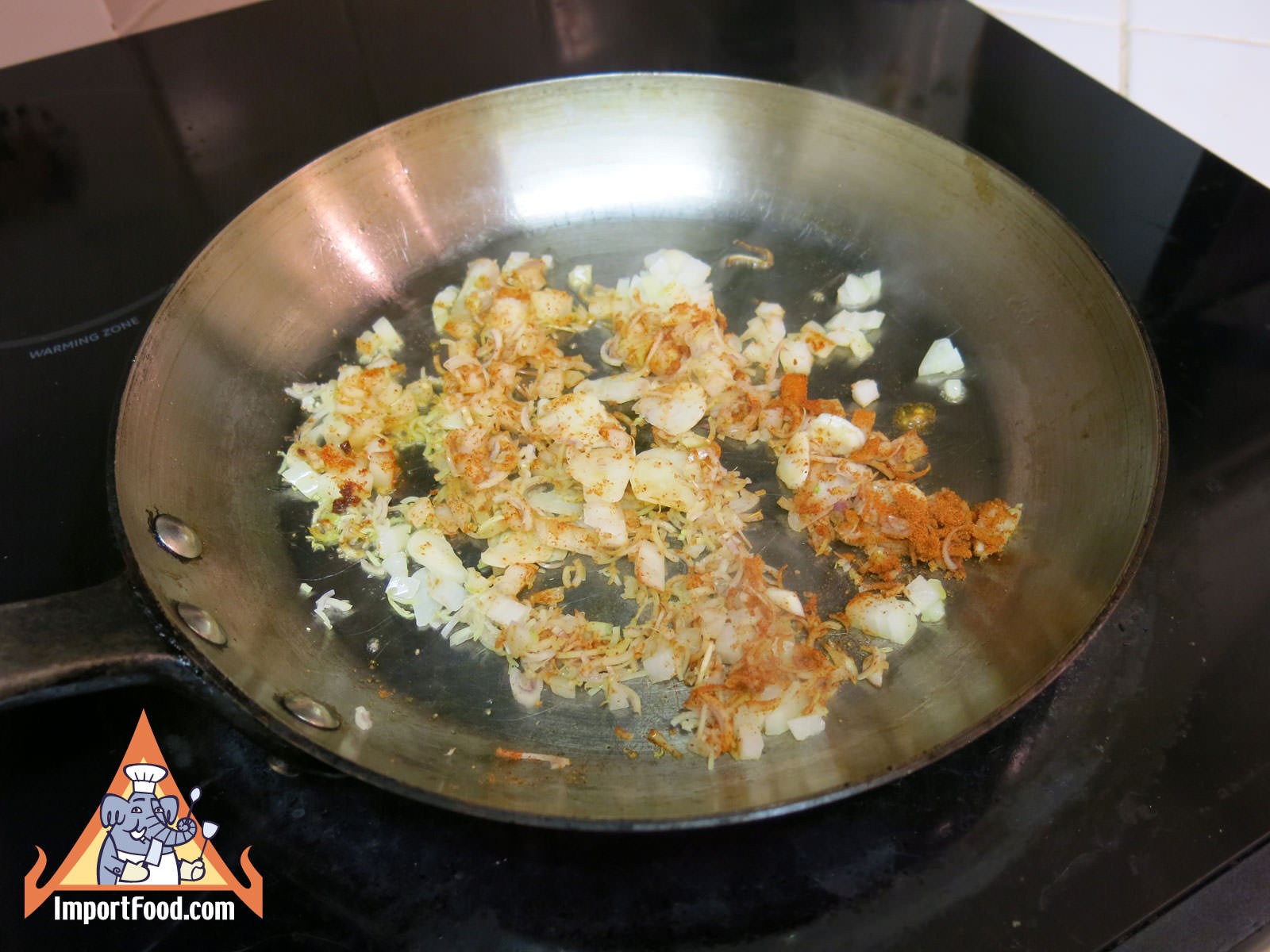 Start cooking in a skillet or wok