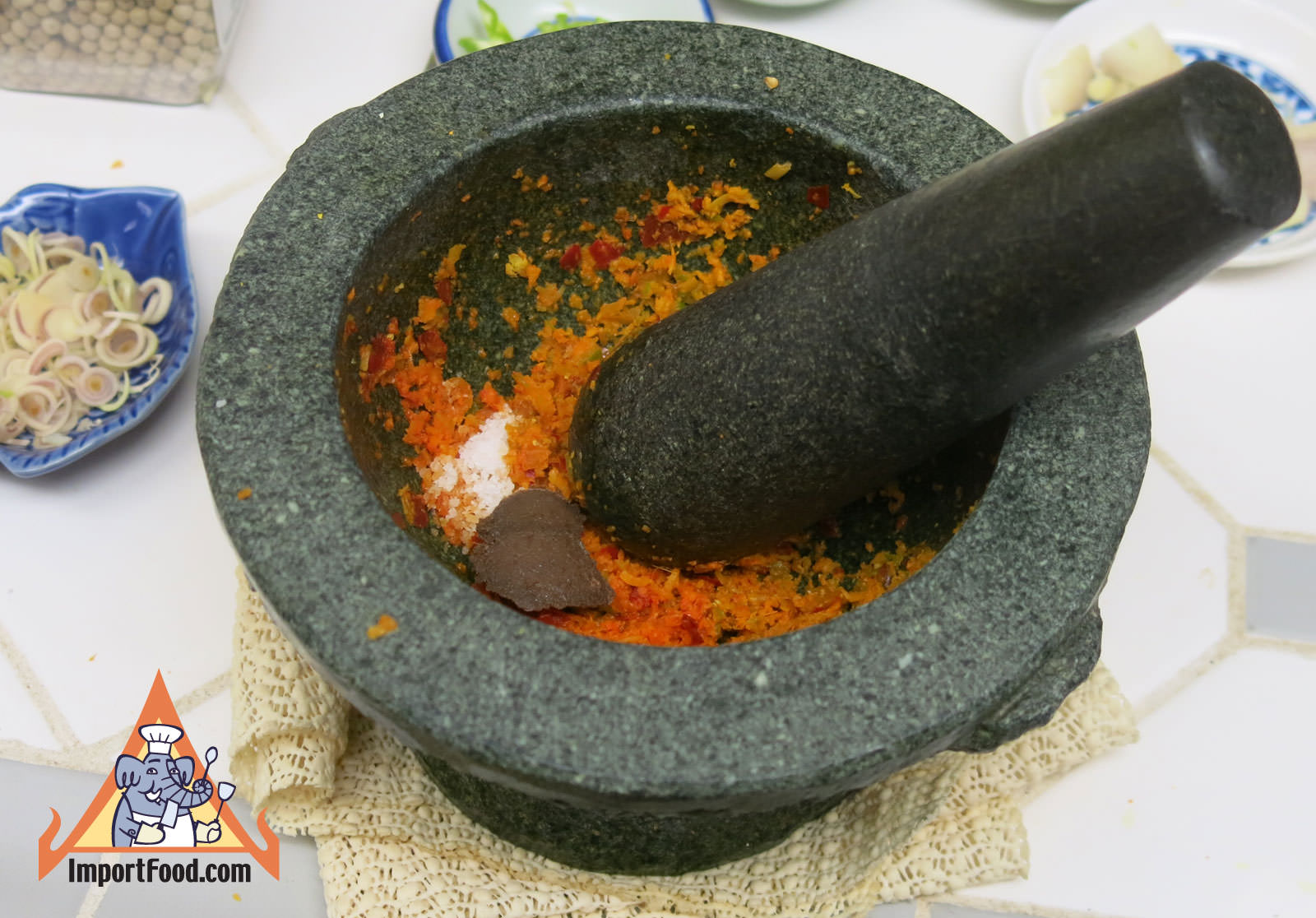 Add Salt and Shrimp Paste