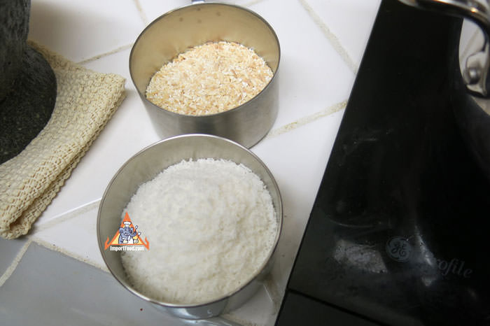 Rice And Dried Coconut