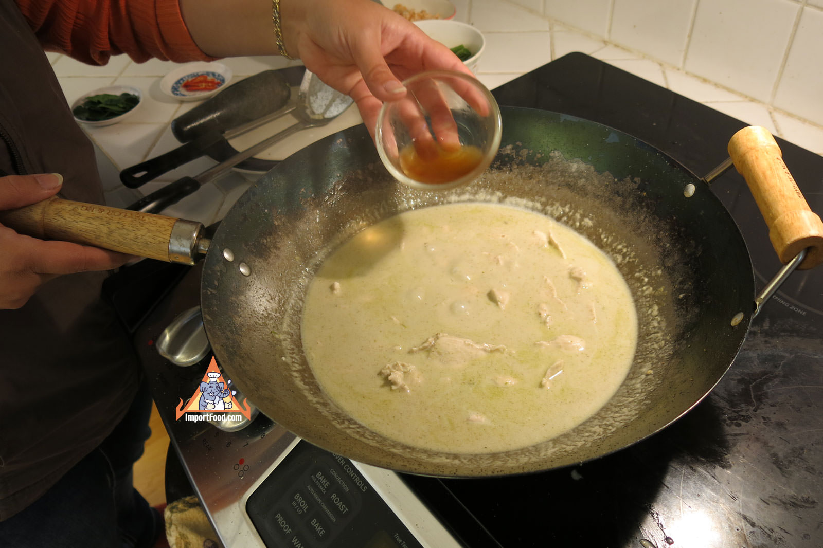 Add fish sauce