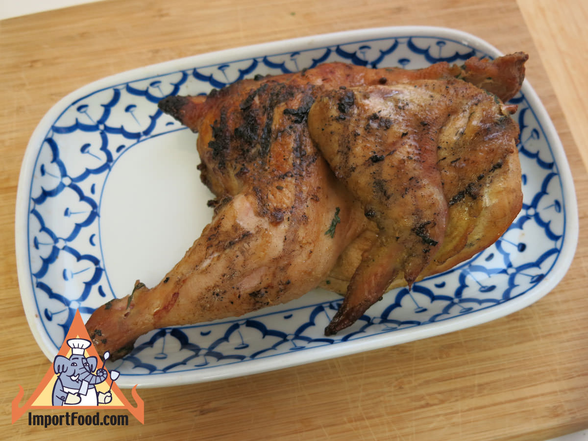 Barbecued chicken