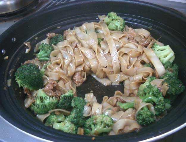 Cook everything together