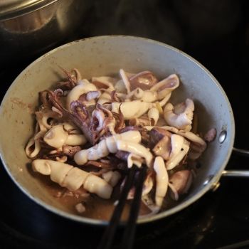 Cooked Squid