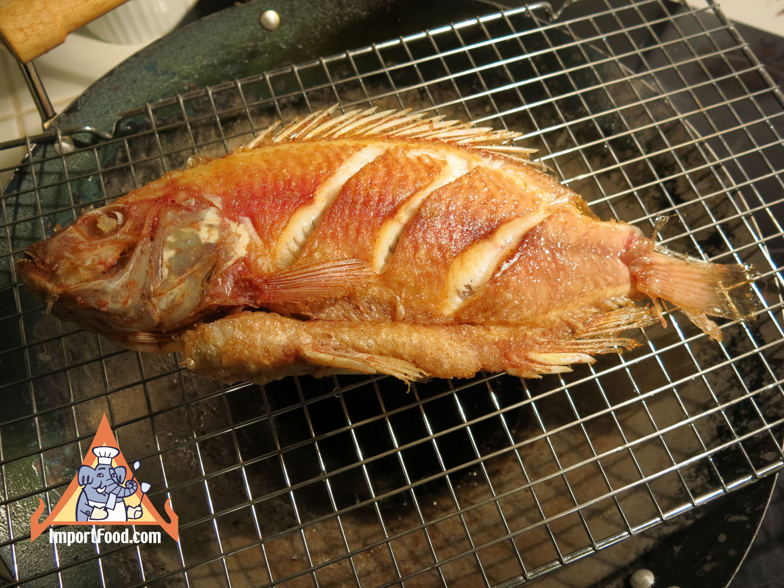Fried crispy fish
