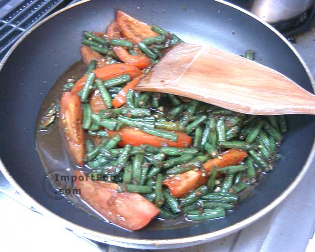 Fry with longbeans