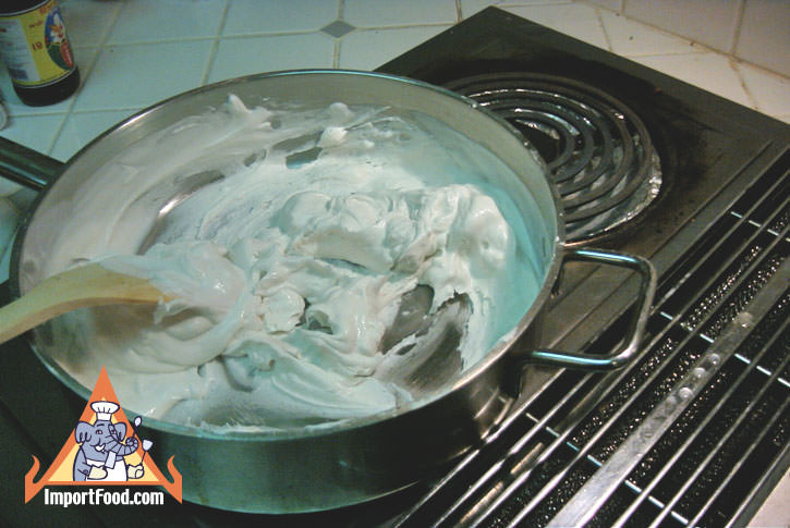 Warming wrapper dough