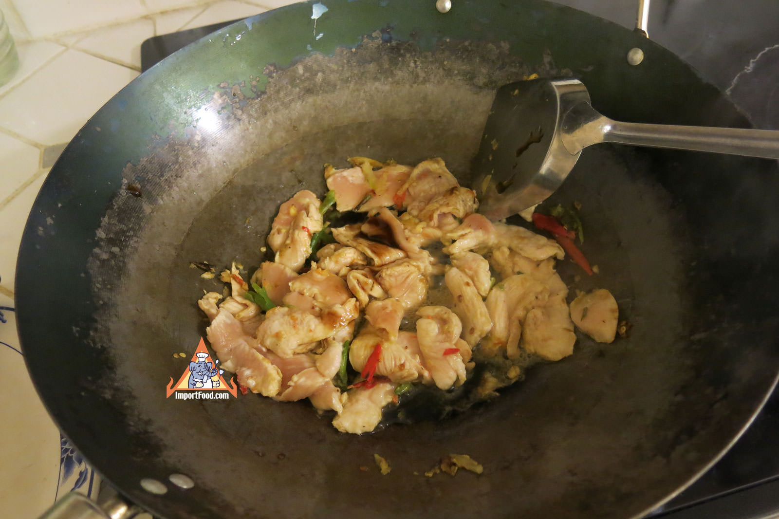 Add chicken