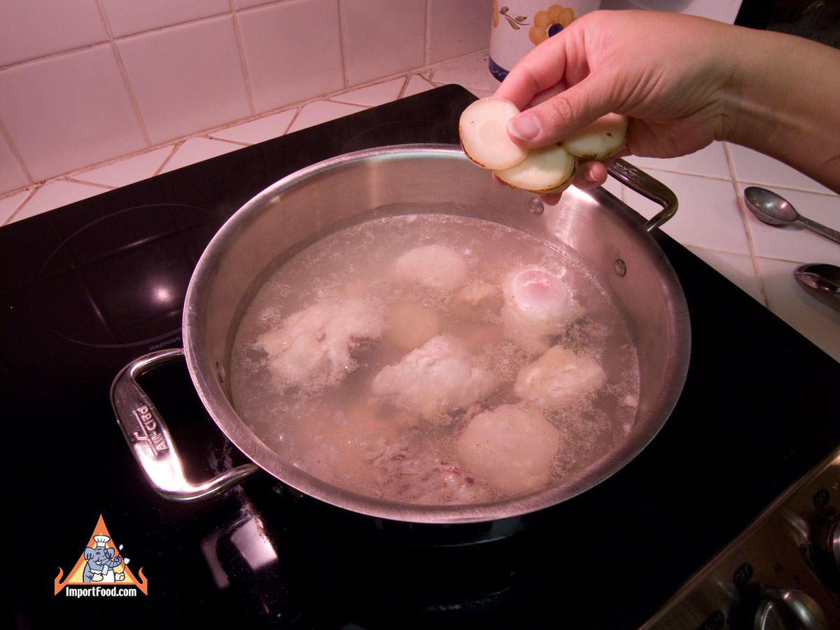 Add fresh galangal