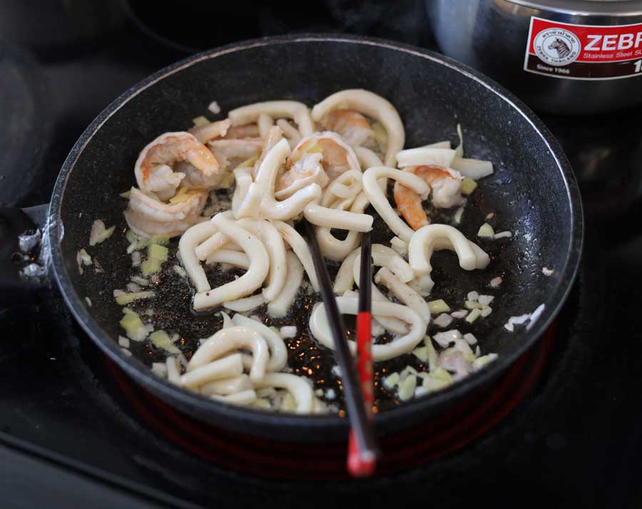 Add Seafood