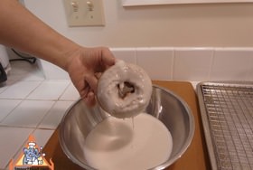 First dip into the glaze