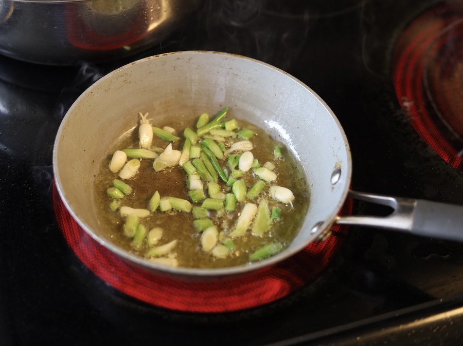 Fry Green Onion