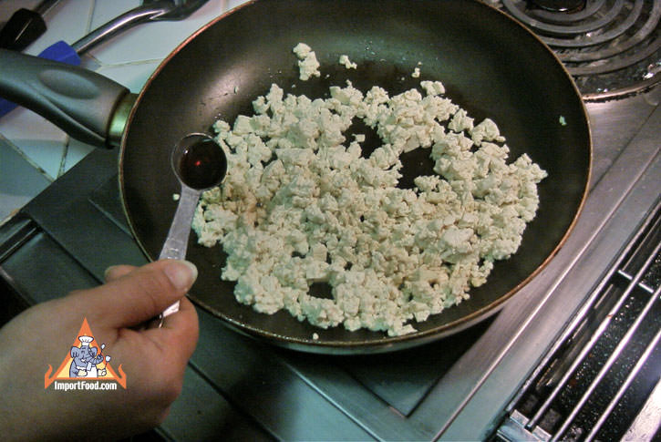 Fry tofu