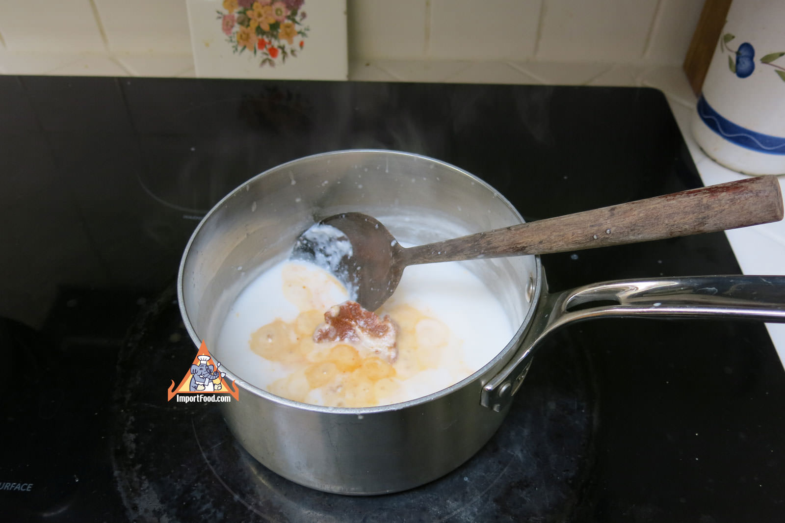 Panang curry paste coconut cream