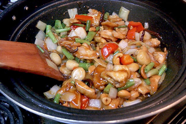 Stir fry together