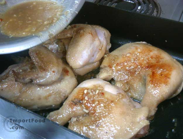 Coat the chicken